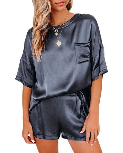 Pijama Corto de Satén Premium para Casa - Image 20