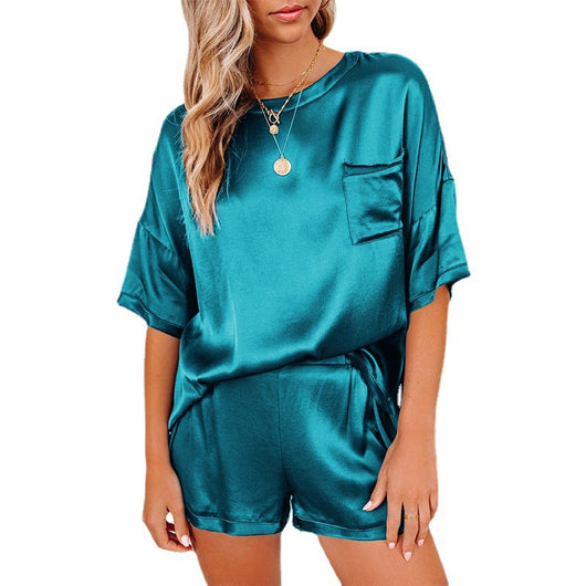 Pijama Corto de Satén Premium para Casa - Image 17