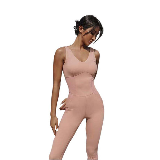 Traje de Yoga Aéreo sin Mangas con Espalda Deportiva Transpirable - Image 5