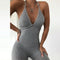 Jumpsuit Ajustado Espalda Descubierta para Verano
