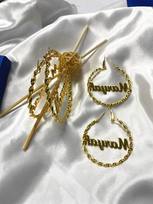 Aretes de Acero Inoxidable Personalizados con Rosca - Image 7