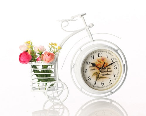 Reloj Decorativo Triciclo Europeo - Adorno Artesanal de Pared - Image 4