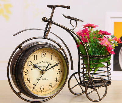 Reloj Decorativo Triciclo Europeo - Adorno Artesanal de Pared - Image 5