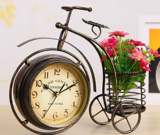 Reloj Decorativo Triciclo Europeo - Adorno Artesanal de Pared - Image 5