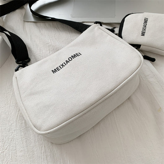 Bolsa Mensajera de Tela - Diseño Versátil para Cualquier Ocasión - Image 3