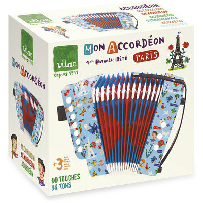 Acordeón Infantil Parisino - Instrumento Musical Educativo