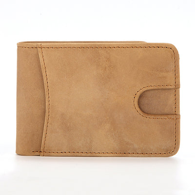 Billetera de Cuero para Hombre con Protección RFID - Diseño Europeo