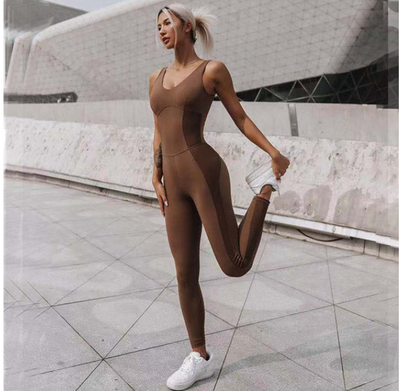 Traje de Yoga Aéreo sin Mangas con Espalda Deportiva Transpirable - Image 6
