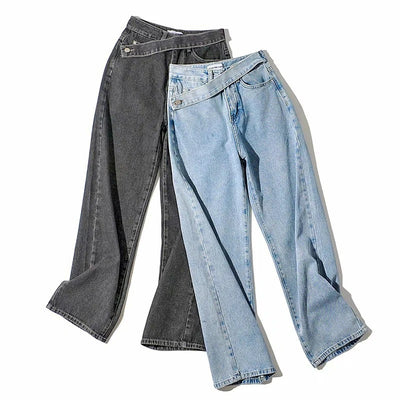 Pantalón Recto de Cintura Alta y Pierna Ancha - Image 10