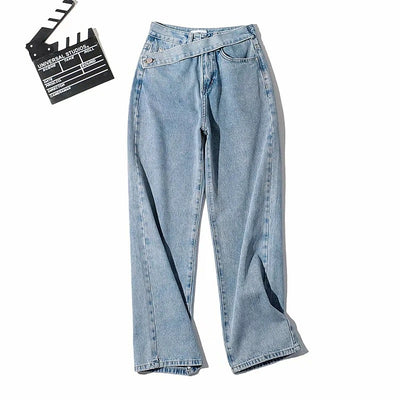 Pantalón Recto de Cintura Alta y Pierna Ancha - Image 4