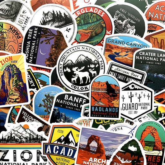 Pegatinas Impermeables de Parques Nacionales - Set de 50 Diseños - Image 12