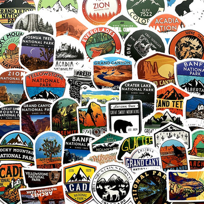 Pegatinas Impermeables de Parques Nacionales - Set de 50 Diseños - Image 16