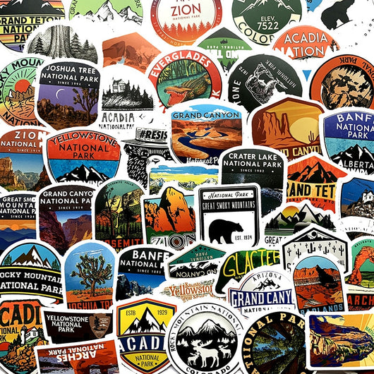 Pegatinas Impermeables de Parques Nacionales - Set de 50 Diseños - Image 16