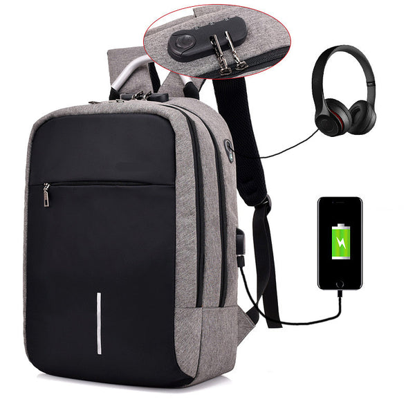 Mochila Antirrobo para Laptop con Carga USB