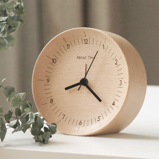 Reloj de Pared Péndulo Nórdico Minimalista para Dormitorio y Escritorio