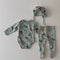 Pijama Infantil Multicolor con Animales y Gorro a Juego