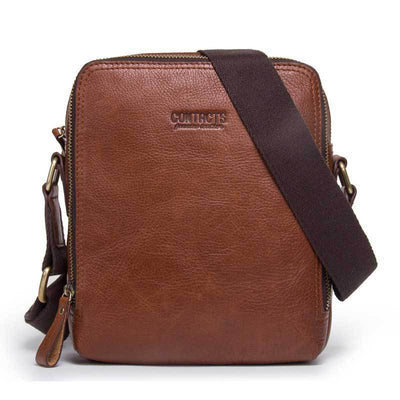Bolsa Mensajero de Cuero Crazy Horse Retro para Hombre - Estilo Vintage Premium - Image 6