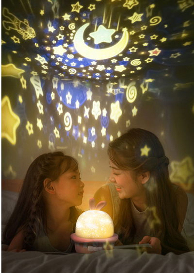 Proyector LED de Cielo Estrellado Giratorio 360° con USB - Image 6