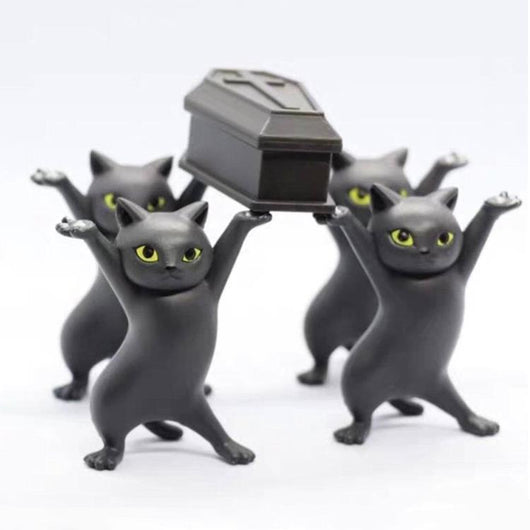 Juego de 5 Portalápices Gato Ataúd - Organizador Gashapon Japonés - Image 8