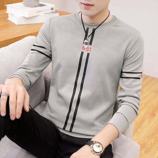 Camiseta Estampada de Manga Larga para Hombre - Diseño Moderno y Casual - Image 14