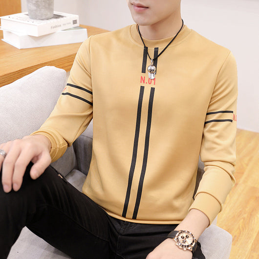 Camiseta Estampada de Manga Larga para Hombre - Diseño Moderno y Casual - Image 3