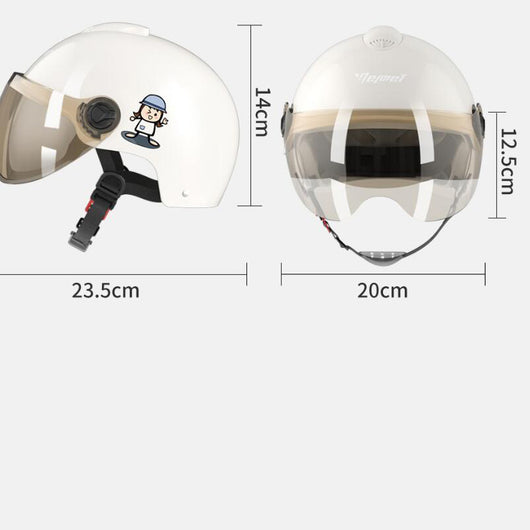 Casco de Seguridad Infantil con Diseño Cartoon para Autos Eléctricos - Image 9