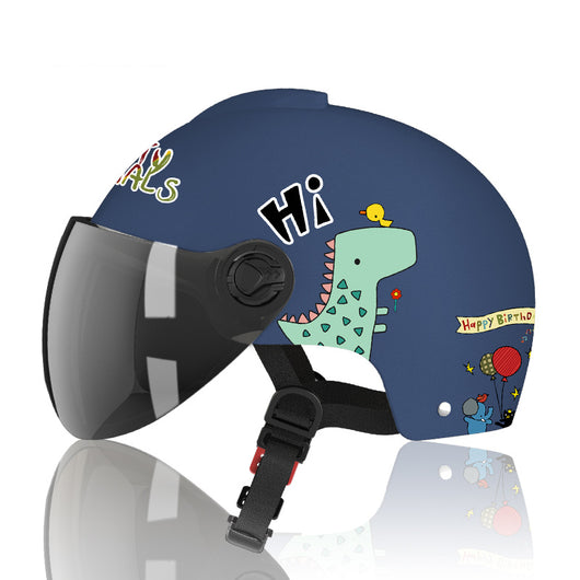 Casco de Seguridad Infantil con Diseño Cartoon para Autos Eléctricos - Image 13