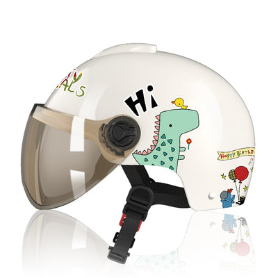 Casco de Seguridad Infantil con Diseño Cartoon para Autos Eléctricos - Image 17