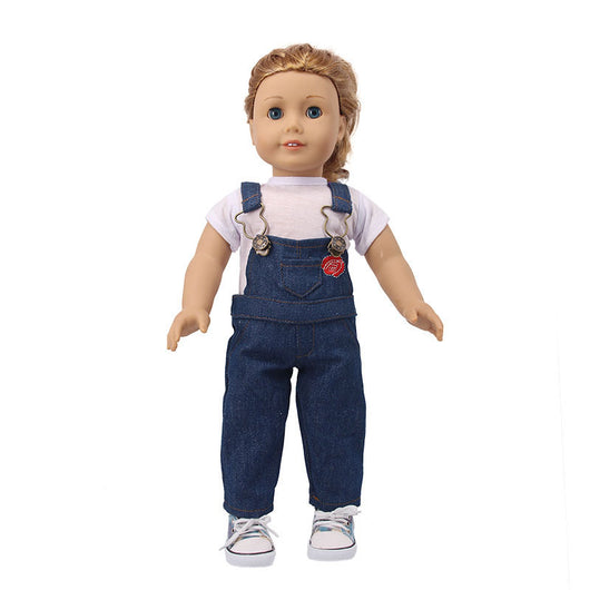 Overol de Mezclilla para Muñecas American Girl - Ropa Denim Auténtica