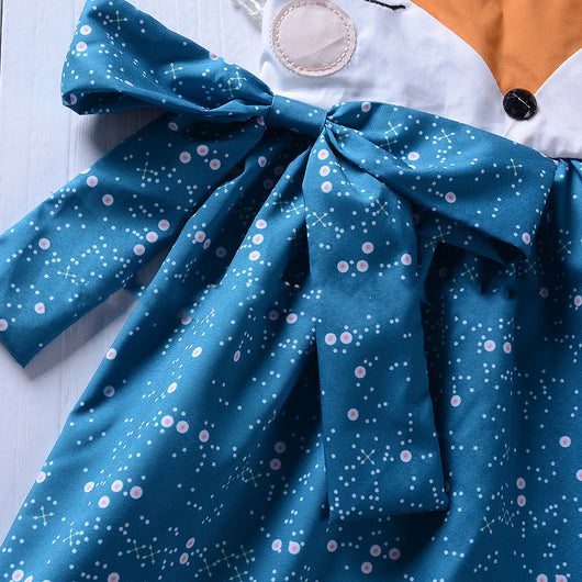 Vestido Princesa Niña Zorro Cartoon Espalda Descubierta con Encaje - Image 10