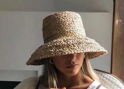 Sombrero de Paja Estilo Retro para Mujer - Protección Solar Outdoor - Image 8