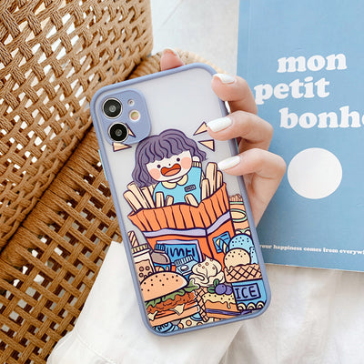 Funda Rígida para Apple con Diseño Foodie Girl Trendy - Image 3