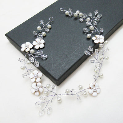 Peineta Nupcial de Encaje Hecho a Mano - Accesorio Elegante para Novia - Image 15