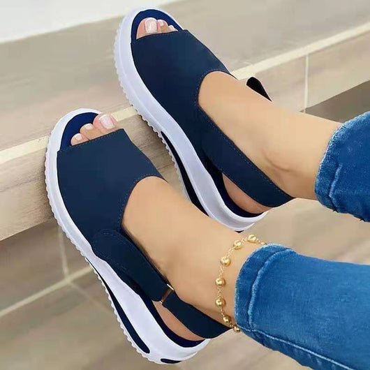 Sandalias Casuales de Verano para Mujer con Cierre de Velcro - Image 11