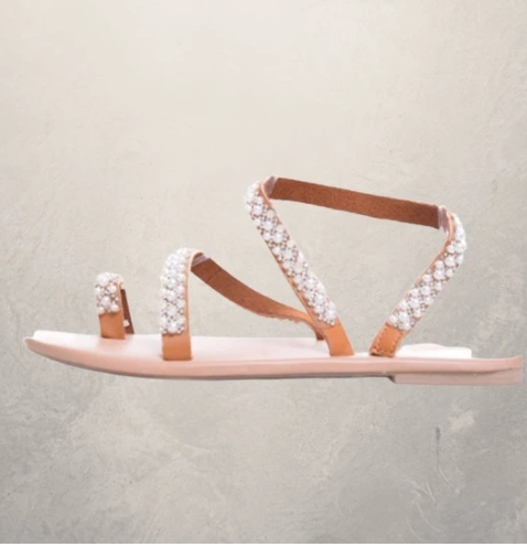 Sandalias de Playa Talla Grande con Cristales Brillantes - Image 4