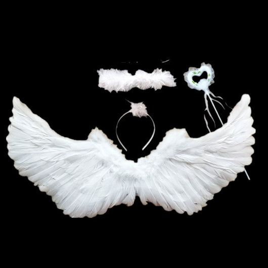 Alas de Ángel de Plumas - Accesorios de Escena Profesionales - Image 3
