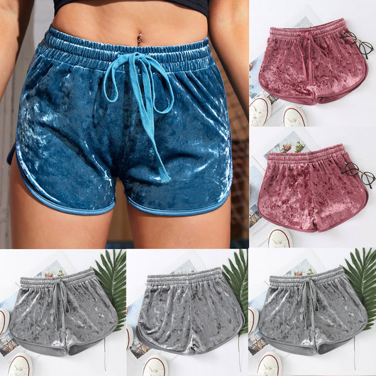 Shorts Deportivos de Terciopelo para Mujer - Colección Verano - Image 8