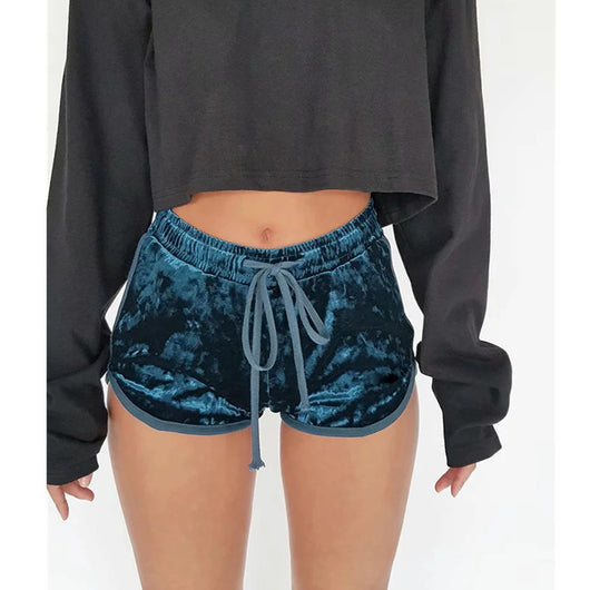 Shorts Deportivos de Terciopelo para Mujer - Colección Verano - Image 9
