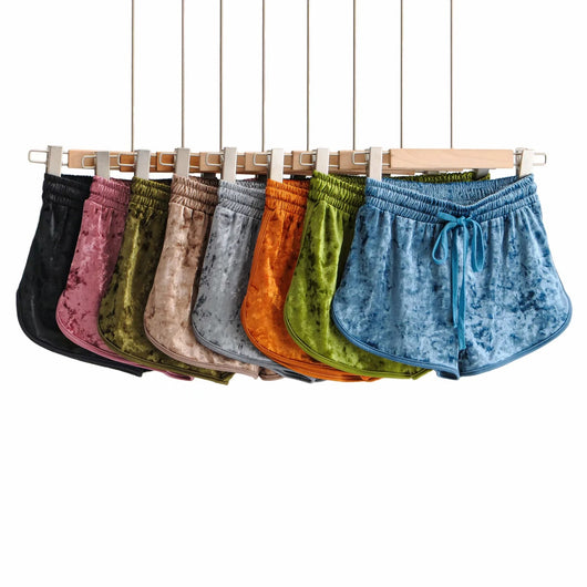 Shorts Deportivos de Terciopelo para Mujer - Colección Verano - Image 2