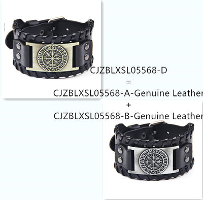 Pulsera de Cuero Ancha para Hombre - Image 5