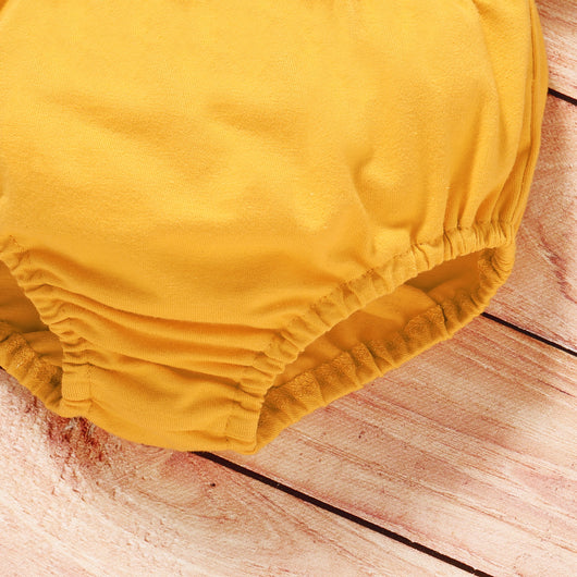 Conjunto de Tres Piezas para Bebé: Blusa y Shorts Estampado Girasol - Image 13