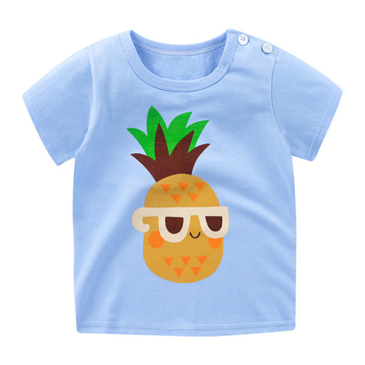 Camiseta de Manga Corta para Niños y Niñas - Verano Fresco y Cómodo