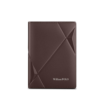 Billetera Minimalista de Cuero Genuino con Protección Anti-Radiofrecuencia para Documentos - Image 3