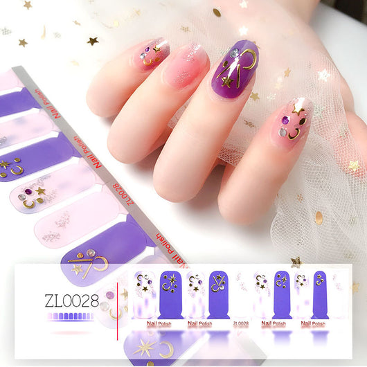 Pegatinas de Uñas 3D con Efecto Bronceado - Set de 20 Adhesivos de Doble Fila - Image 13