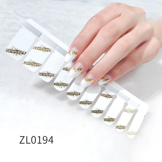 Pegatinas de Uñas 3D con Efecto Bronceado - Set de 20 Adhesivos de Doble Fila - Image 7