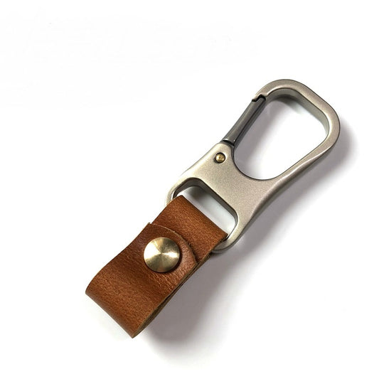 Llavero de Cuero y Aleación Metálica para Auto - Diseño Elegante - Image 2