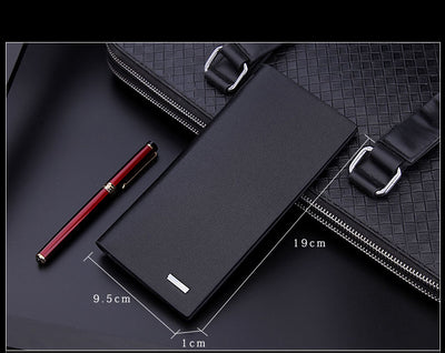 Billetera Larga Ultra Delgada para Hombre - Organizador de Tarjetas - Image 9