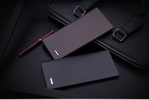 Billetera Larga Ultra Delgada para Hombre - Organizador de Tarjetas