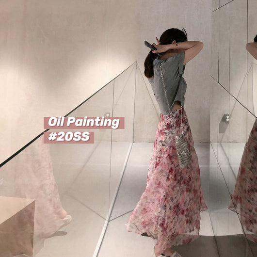 Falda Estilo Pintura al Óleo para Mujer - Diseño Elegante Verano - Image 10