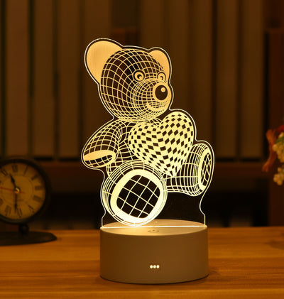 Lámpara 3D de Atmósfera Infantil con Diseño Cartoon - Image 18